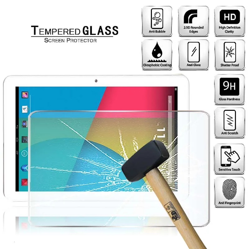 Tablet Tempered Glass Screen Protector Cover for Dragon Touch M10X 10.1 Incn Tablet Computer Anti-Scratch Screen
Tablet Tempered Glass Screen Protector Cover for Dragon Touch M10X 10.1 Incn Tablet Computer Anti-Scratch Screen