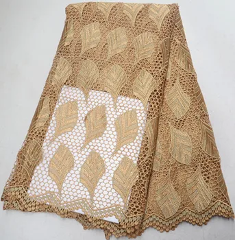 Guipure lace fabric african cord lace fabric gold african lace fabric high quality 5yards nigerian lace fabrics for dress PS-Q94 
Guipure lace fabric african cord lace fabric gold african lace fabric high quality 5yards nigerian lace fabrics for dress PS-Q94