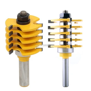 Adjustable Finger Joint Router Bit 1/2 Inch Shank Cutter Tool with 4 Individual Finger Cutters
Adjustable Finger Joint Router Bit 1/2 Inch Shank Cutter Tool with 4 Individual Finger Cutters
