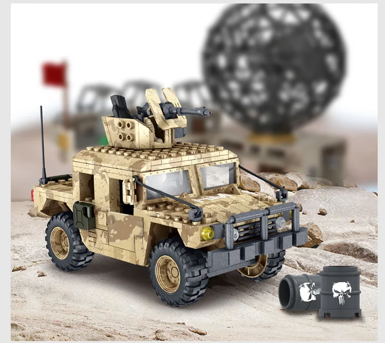 Modern military China swat mega building block 1:36 scale army action figures Desert Hummer Jeep bricks toys
Modern military China swat mega building block 1:36 scale army action figures Desert Hummer Jeep bricks toys