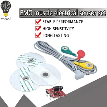 Muscle Signal Sensor Emg Sensor Controller Detects Muscle Activity For Arduino Development board for wearable Devices
Muscle Signal Sensor Emg Sensor Controller Detects Muscle Activity For Arduino Development board for wearable Devices