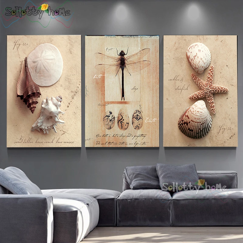 Nordic Plants Vintage Beach Shell Dragonfly Specimen Canvas Painting Posters And Print Wall Art Pictures For Living Room Bedroom
Nordic Plants Vintage Beach Shell Dragonfly Specimen Canvas Painting Posters And Print Wall Art Pictures For Living Room Bedroom