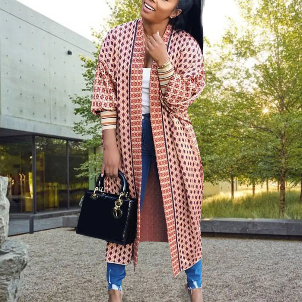 Hot Sale Fall Women Geometric Print Long Sleeves Casual Coat Outer Wear Jacket Cardigan CXZ
Hot Sale Fall Women Geometric Print Long Sleeves Casual Coat Outer Wear Jacket Cardigan CXZ