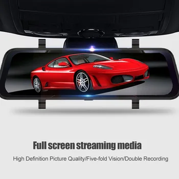 10 Inch Driving Recorder Front Rear Mirror Camera Video Record Support TF Card FKU66
10 Inch Driving Recorder Front Rear Mirror Camera Video Record Support TF Card FKU66