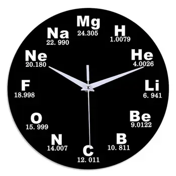 Silent Wall Clock Periodic Table Of Elements Wall Art Chemical Symbols Clock Educational Elemental Display Home Classroom Clock
Silent Wall Clock Periodic Table Of Elements Wall Art Chemical Symbols Clock Educational Elemental Display Home Classroom Clock