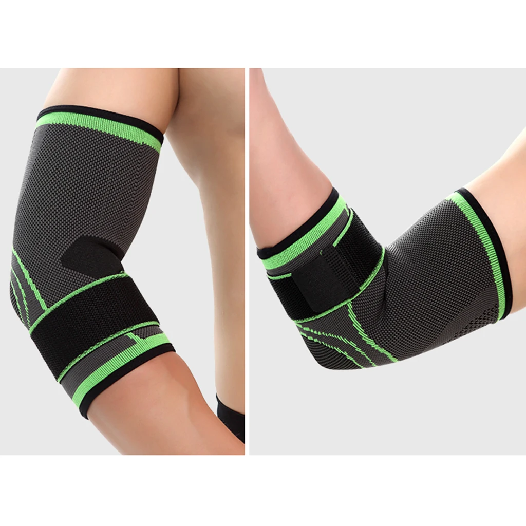 Elbow Support Brace Compression Sleeve Tendonitis Joint Pain Guard Wrap Band Elbow Support Brace Compression Sleeve Tendonitis Joint Pain Guard Wrap Band