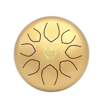 8 Tone C Key 6 Inch Steel Tongue Drum Hand Pan Drum Tank Drums Musical Percussion Instruments with Drumsticks Storage Bag
8 Tone C Key 6 Inch Steel Tongue Drum Hand Pan Drum Tank Drums Musical Percussion Instruments with Drumsticks Storage Bag