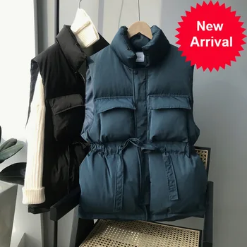Spring 2020 Winter Korean Version of Loose Thickening Before Short and Long Waist Cotton Waistcoat Women Puffer Jacket In Stock
Spring 2020 Winter Korean Version of Loose Thickening Before Short and Long Waist Cotton Waistcoat Women Puffer Jacket In Stock