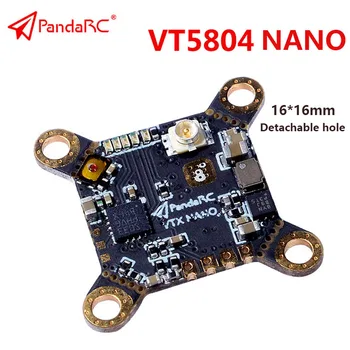 

New mode PandaRC VT5804 Nano Video Transmitter 5.8G 48CH 0mW/25mW/50mW/ 100mW /200mW/400mW Switchable OSD Adjustable UFL VTX