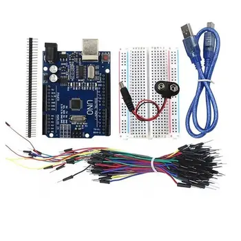 Compatible Version Electronic DIY Kit Starter Kit Microcontroller Breadboard Expansion Board Kit 
Compatible Version Electronic DIY Kit Starter Kit Microcontroller Breadboard Expansion Board Kit