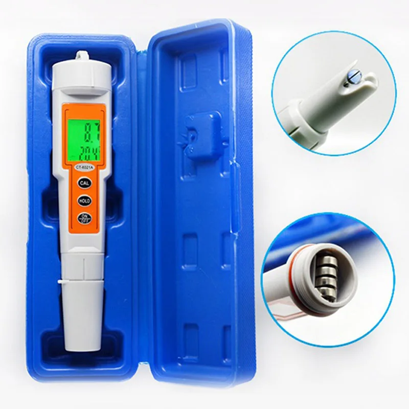 Portable Digital PH Tester Meter Temperature Acidity Acid Testing Aquarium Pool Water HYD88 
Portable Digital PH Tester Meter Temperature Acidity Acid Testing Aquarium Pool Water HYD88
