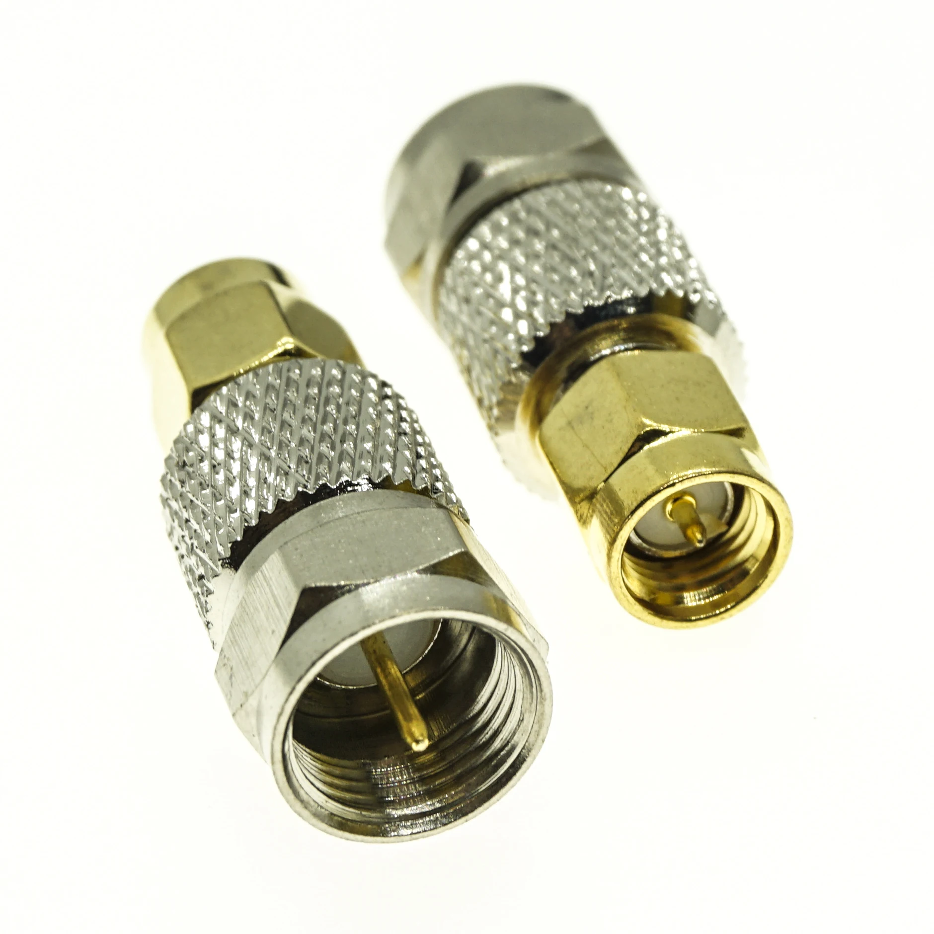 F To SMA Connector Socket F Male Jack to SMA Male Plug F - SMA Gold Plated Brass Straight Coaxial RF Adapters
F To SMA Connector Socket F Male Jack to SMA Male Plug F - SMA Gold Plated Brass Straight Coaxial RF Adapters