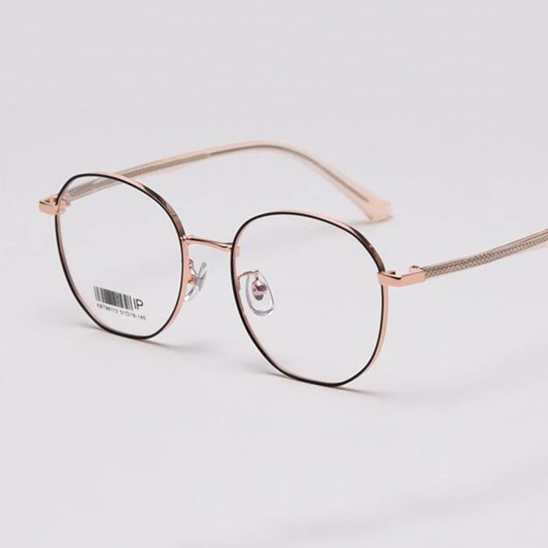 Фото Мужские и женские очки для чтения круглые компьютерные в оправе из сплава с