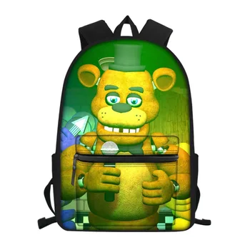 Cartoon 3D Anime Canvas Backpack Five Nights At Freddys Pattern Girls School Book Bags Large Capacity Women's Travel Backpacks
Cartoon 3D Anime Canvas Backpack Five Nights At Freddys Pattern Girls School Book Bags Large Capacity Women's Travel Backpacks