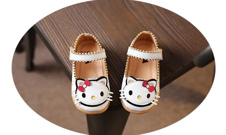 KINE PANDA Princess Dress Shoes Girls Kids Toddler Baby Girl KITTY Dance Shoes Kindergarten 1 2 3 4 5 Years Old