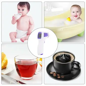 Forehead Thermometer Body Thermometer Infrared Thermometer Practical Generic Contactless LCD Fast Precise Baby/Adult Outdoor
Forehead Thermometer Body Thermometer Infrared Thermometer Practical Generic Contactless LCD Fast Precise Baby/Adult Outdoor