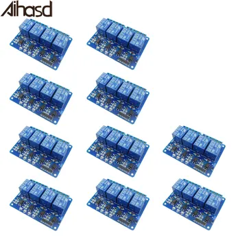 10PCS/LOT 4 Channel 5V Relay Module Control Board Shield For Arduino With Indicator Light Optocoupler
10PCS/LOT 4 Channel 5V Relay Module Control Board Shield For Arduino With Indicator Light Optocoupler