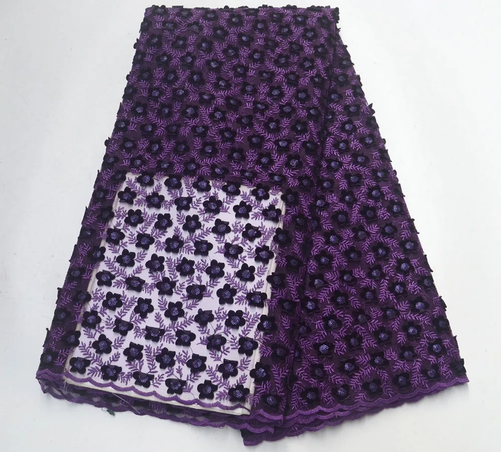 Latest Style African Net Lace Fabric 2019 High Quality French Lace Fabric Purple Tulle lace Nigerian Sequin Lace Fabrics
Latest Style African Net Lace Fabric 2019 High Quality French Lace Fabric Purple Tulle lace Nigerian Sequin Lace Fabrics