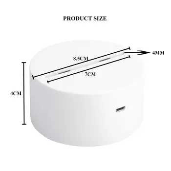 3D Light Base Lamp Holder Lamp Base Display Gift Lighting Fixture Ornament Indoor Luminous Modern
3D Light Base Lamp Holder Lamp Base Display Gift Lighting Fixture Ornament Indoor Luminous Modern