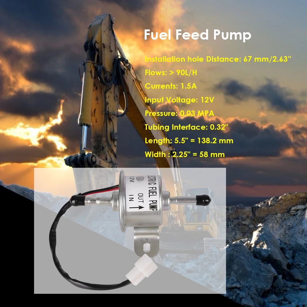 1pc Electronic Oil Fuel Pumps 12V Accessories For Mini Excavator ZX30U-2 ZX35U-2
1pc Electronic Oil Fuel Pumps 12V Accessories For Mini Excavator ZX30U-2 ZX35U-2