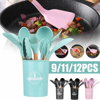 Kitchenware Cooking Utensils Set Heat Resistant Kitchen Non-Stick Cooking Utensils Baking Tools With Storage Box Tools
Kitchenware Cooking Utensils Set Heat Resistant Kitchen Non-Stick Cooking Utensils Baking Tools With Storage Box Tools