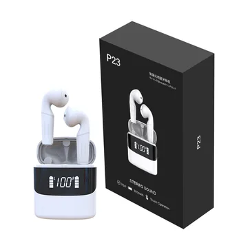 P23 New Style Digital Wireless Bluetooth Headset TWS Black Science and Technology Dual Handle Stereo Headphones
P23 New Style Digital Wireless Bluetooth Headset TWS Black Science and Technology Dual Handle Stereo Headphones