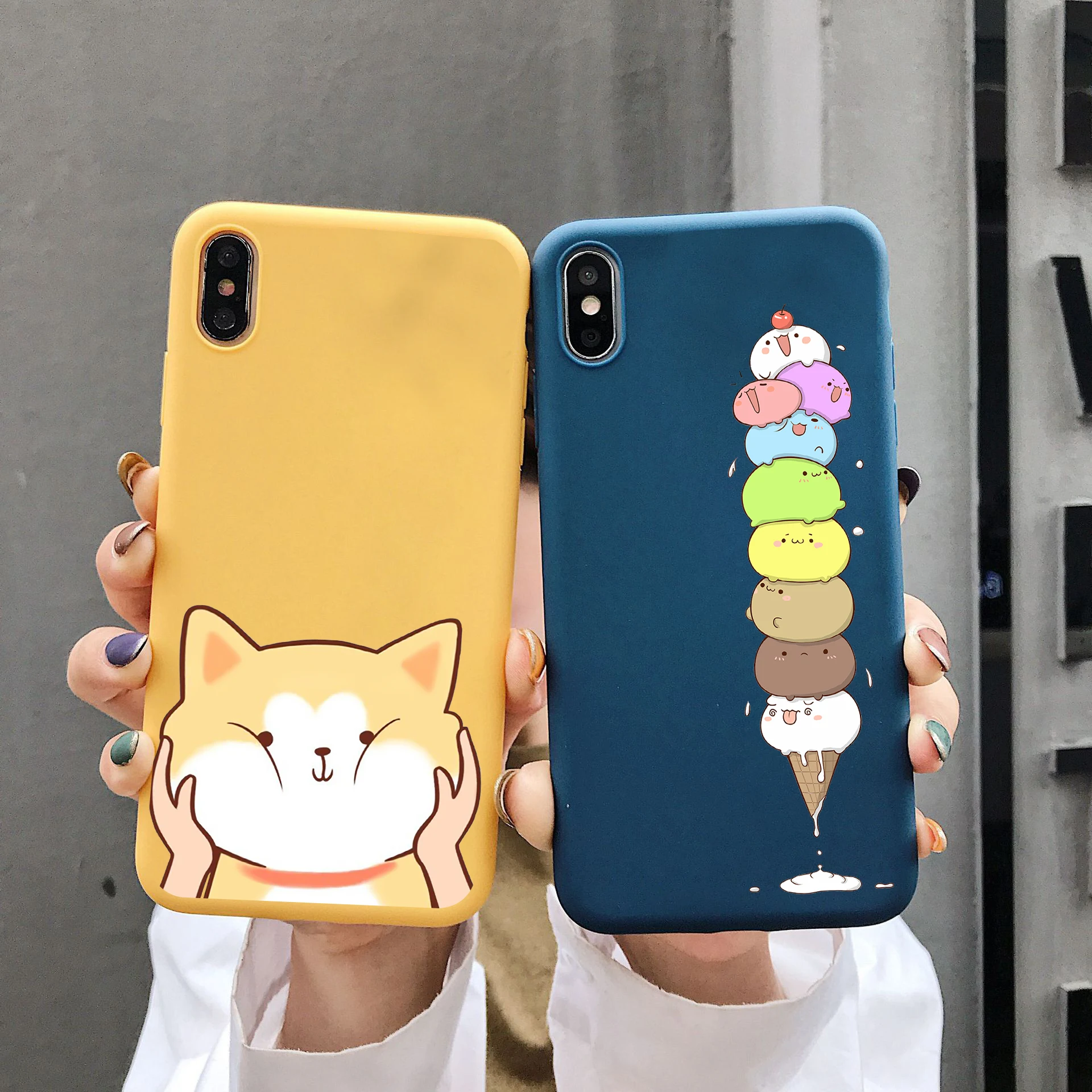 Case For iPhone 11 12 Pro Max Mini XR Xs 6 6s 7 8 Plus SE2 2020 Five Colors Red Green Yellow Blue Cute Dog Cartoon TPU Cover
Case For iPhone 11 12 Pro Max Mini XR Xs 6 6s 7 8 Plus SE2 2020 Five Colors Red Green Yellow Blue Cute Dog Cartoon TPU Cover