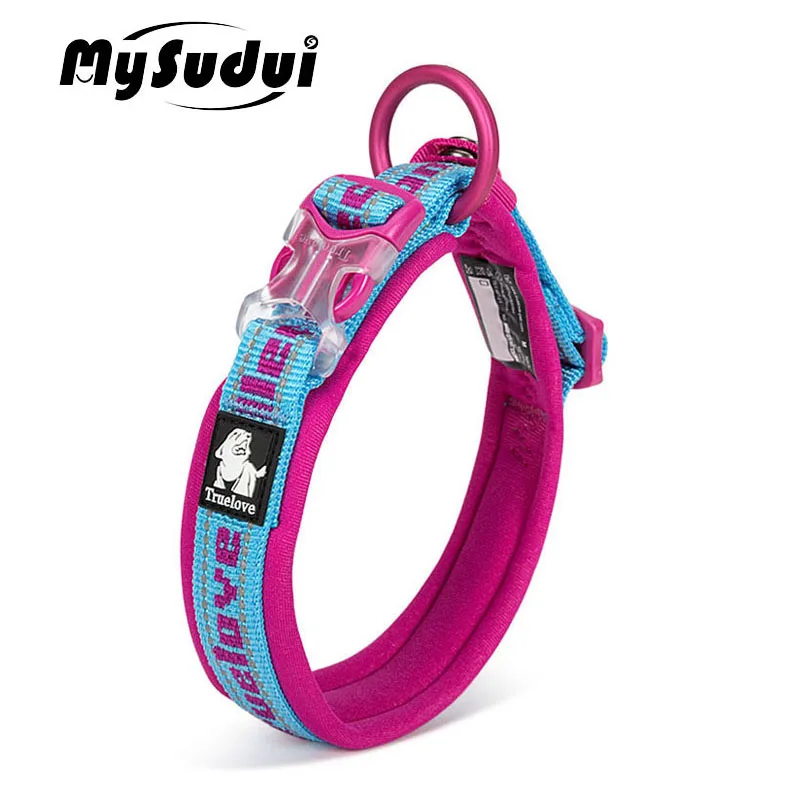 Truelove Embroider Neoprene Pet Dog Collar Nylon Adjustable Dog Collars For Big Small Dogs Running Reflective Chihuahua
Truelove Embroider Neoprene Pet Dog Collar Nylon Adjustable Dog Collars For Big Small Dogs Running Reflective Chihuahua