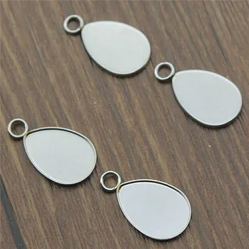 50pcs Fit 10x14mm Waterdrop Shape Glass Cabochon Stainless Steel Material Base Setting Charms Pendant Tray Accessories
50pcs Fit 10x14mm Waterdrop Shape Glass Cabochon Stainless Steel Material Base Setting Charms Pendant Tray Accessories