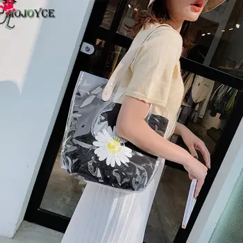 2pcs/set Flower Shoulder Tote Big Bag Summer PVC Transparent Candy Color Women PU Handbags Compound Female Mini Bag
2pcs/set Flower Shoulder Tote Big Bag Summer PVC Transparent Candy Color Women PU Handbags Compound Female Mini Bag