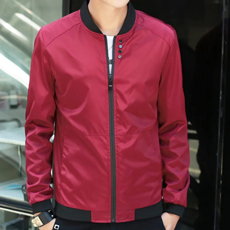 Spring And Autumn Thin Men Baseball Collar Solid Color Slim Fit Coat Large Size Casual Versatile Jacket Men's
Spring And Autumn Thin Men Baseball Collar Solid Color Slim Fit Coat Large Size Casual Versatile Jacket Men's