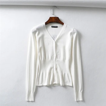 Kawaii Sweater Women Knitted Cardigan Korean Long Sleeve Black Cardigan Ladies Vintage Button Up V Neck Ruffle Sweater 2020
Kawaii Sweater Women Knitted Cardigan Korean Long Sleeve Black Cardigan Ladies Vintage Button Up V Neck Ruffle Sweater 2020