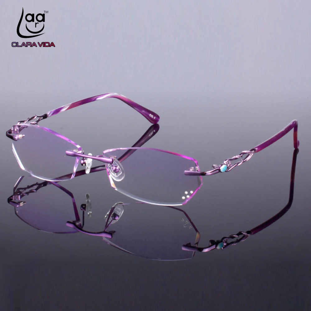 Luxury PRIVATE Custom Manual Pure Titanium Frame Diamond Cut High-elastic Tinted Lenses Ladies Prescription Glasses Photochromic
Luxury PRIVATE Custom Manual Pure Titanium Frame Diamond Cut High-elastic Tinted Lenses Ladies Prescription Glasses Photochromic