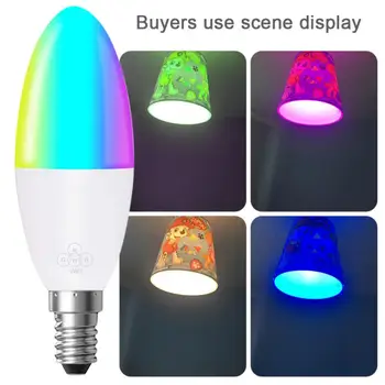 Smart WIFI Bulb E14/E26/E27/B22 Light Bulb Phone Remote Control LED Bulb Compatible with Alexa Google Home Voice Control Bulb
Smart WIFI Bulb E14/E26/E27/B22 Light Bulb Phone Remote Control LED Bulb Compatible with Alexa Google Home Voice Control Bulb