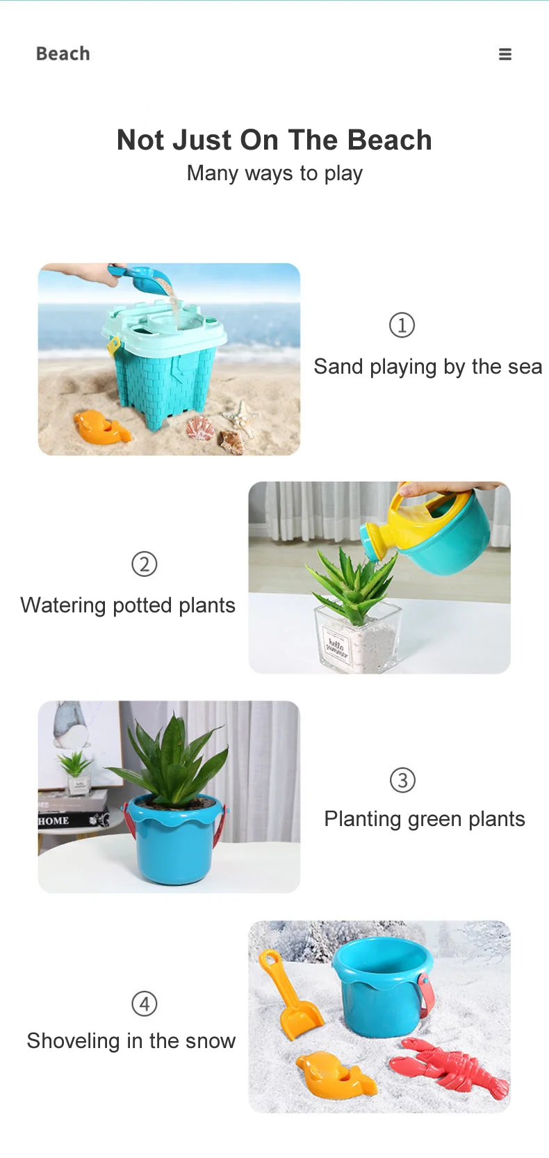 Beach Toys For Kids Play Water Toys Sand Box Set Kit Sand Table Sand Bucket Summer Toys for Beach Play Sand Water Game Play Cart