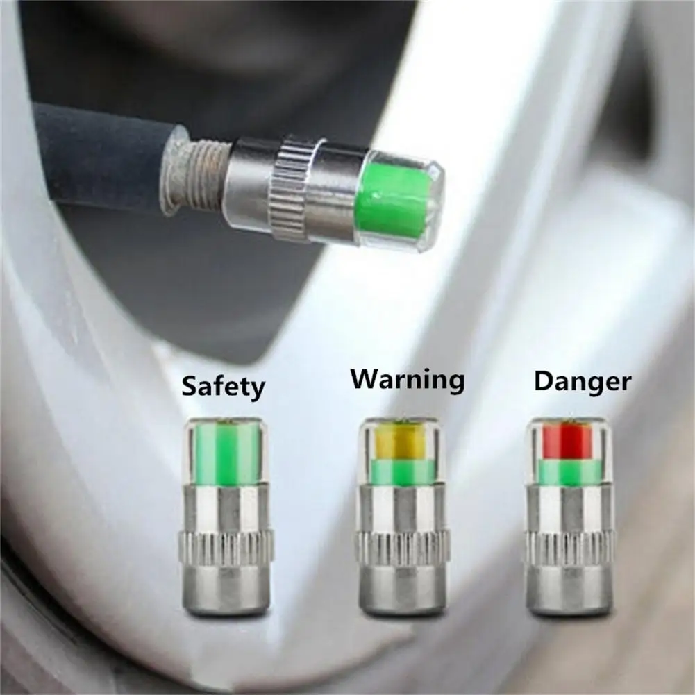 4x New High Quality Car Tire Pressure Gauge Indicator Alert Monitoring Valve Cap Sensor Not for Motorcycle Auto Car Accessories
4x New High Quality Car Tire Pressure Gauge Indicator Alert Monitoring Valve Cap Sensor Not for Motorcycle Auto Car Accessories