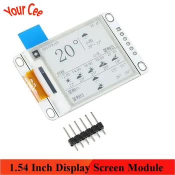 1.54 Inch E-Paper Module E-Ink Display Screen Module Black White Color SPI Support Global/Part refresh Diy For Arduino
1.54 Inch E-Paper Module E-Ink Display Screen Module Black White Color SPI Support Global/Part refresh Diy For Arduino
