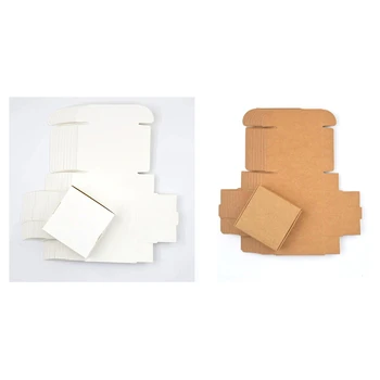 200Pcs Kraft Paper Box Nice Kraft Box Packaging Box Small Size - 100Pcs White & 100Pcs Brown
200Pcs Kraft Paper Box Nice Kraft Box Packaging Box Small Size - 100Pcs White & 100Pcs Brown