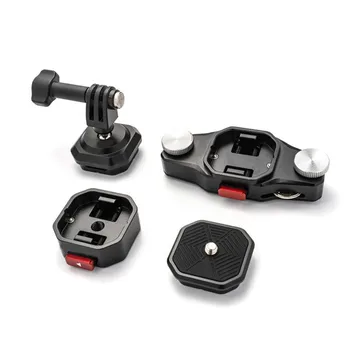 Quick Release Plate Clamp System Quick Release Shoulder Strap Set Mount Top Plate for Action Camera With 1/4 Screw Holes
Quick Release Plate Clamp System Quick Release Shoulder Strap Set Mount Top Plate for Action Camera With 1/4 Screw Holes