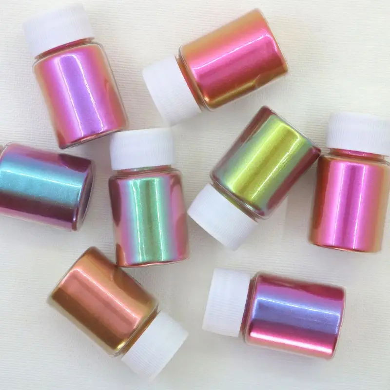 Mirror Chameleons Pigment Pearlescent Epoxy Resin Glitter Magic Discolored Powder Resin Colorant Jewelry Making Tools
Mirror Chameleons Pigment Pearlescent Epoxy Resin Glitter Magic Discolored Powder Resin Colorant Jewelry Making Tools