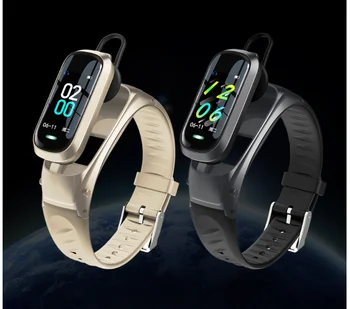 New Bluetooth headset Conversation Sleep heart rate monitoring Multi function color screen sports bracelet smart watch bands
New Bluetooth headset Conversation Sleep heart rate monitoring Multi function color screen sports bracelet smart watch bands