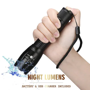 LED Rechargeable Led Flashlight telescopic zoom Pocketman XML T6 Q5 linterna torch 4000 lumens For Outdoor Camping Powerful
LED Rechargeable Led Flashlight telescopic zoom Pocketman XML T6 Q5 linterna torch 4000 lumens For Outdoor Camping Powerful