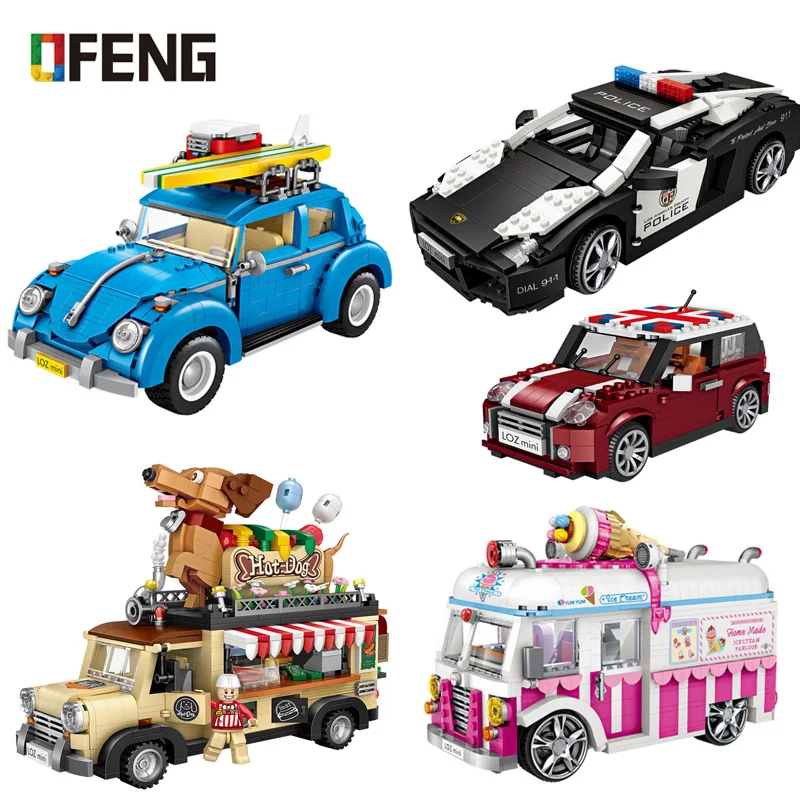 LOZ Technic Mini Blocks Vehicle Car Model Building Blocks Racing Car Sale Ice Cream Hotdog Truck Bricks Educational toys Gifts
LOZ Technic Mini Blocks Vehicle Car Model Building Blocks Racing Car Sale Ice Cream Hotdog Truck Bricks Educational toys Gifts