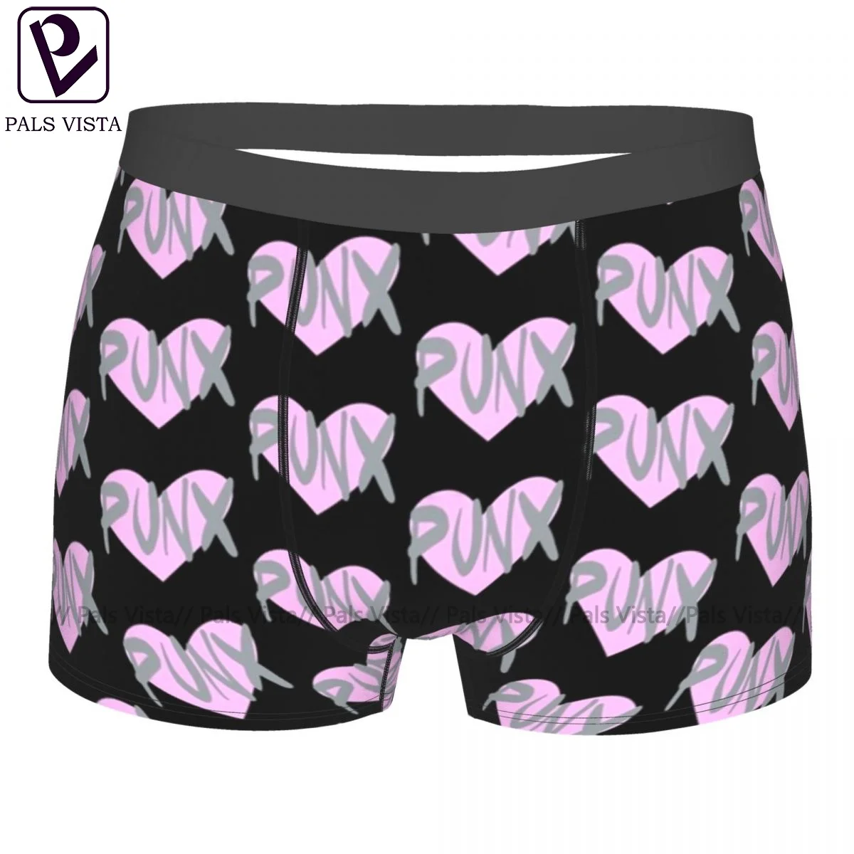 

Punk Rock Underwear Teen Printed Funny Trunk Sublimation Trenky Polyester Boxer Brief