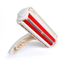 Pet removedor de pêlos rolo cão gato escova de limpeza de cabelo removendo o cabelo do gato do cão de móveis tapetes roupas de auto-limpeza lint(China)