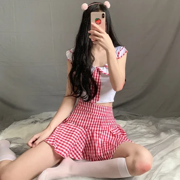 Sweet Cute School Girl Sailor Uniform Kwaii Transparent Lolita Bra Panty Sexy Costume Erotic Underwear Sleepwear Maid Cosplay
Sweet Cute School Girl Sailor Uniform Kwaii Transparent Lolita Bra Panty Sexy Costume Erotic Underwear Sleepwear Maid Cosplay