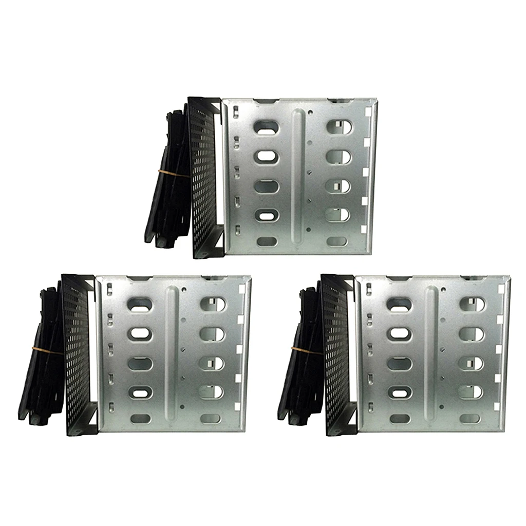 3 Pieces 5 Bay 3.5inch SATA Hard Drive Backplane Enclosure Cage with 120mm Front Fan Bay 3 Pieces 5 Bay 3.5inch SATA Hard Drive Backplane Enclosure Cage with 120mm Front Fan Bay