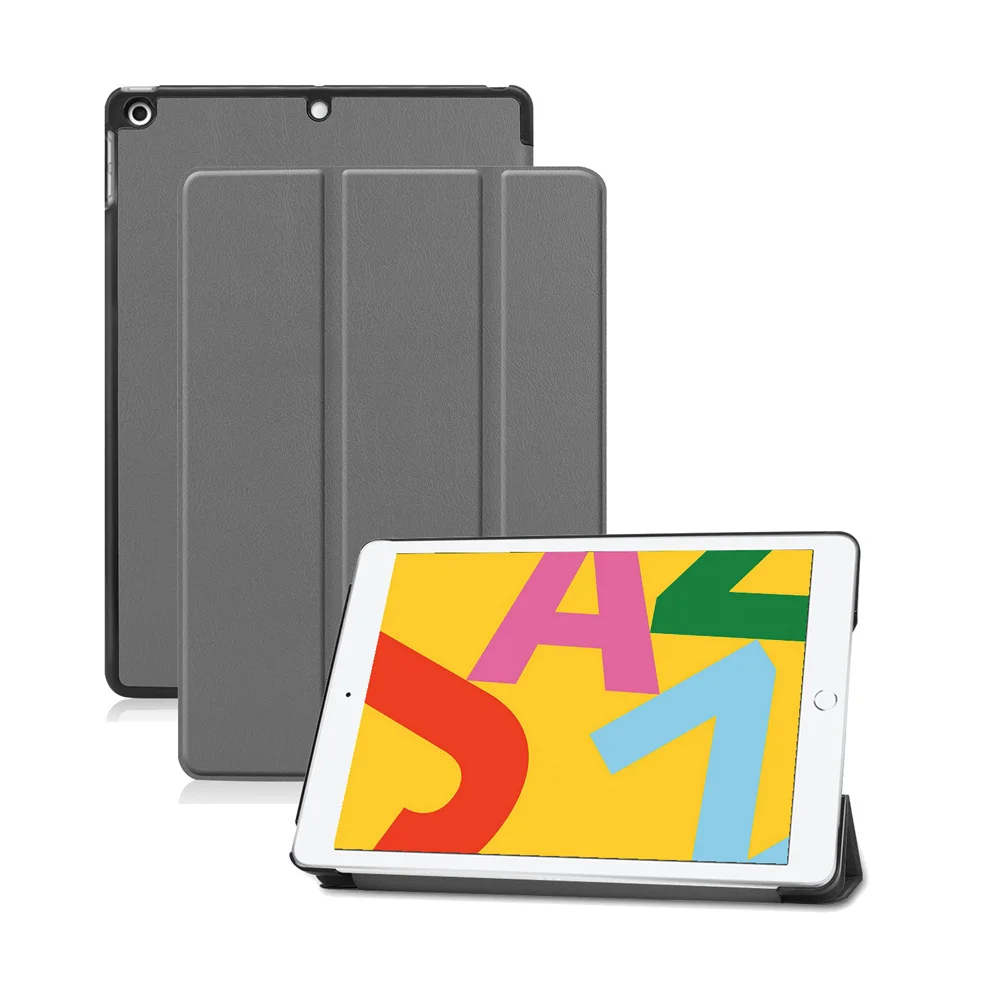 Защитный чехол для планшета iPad 10 2 дюйма откидной смарт-чехол с подставкой