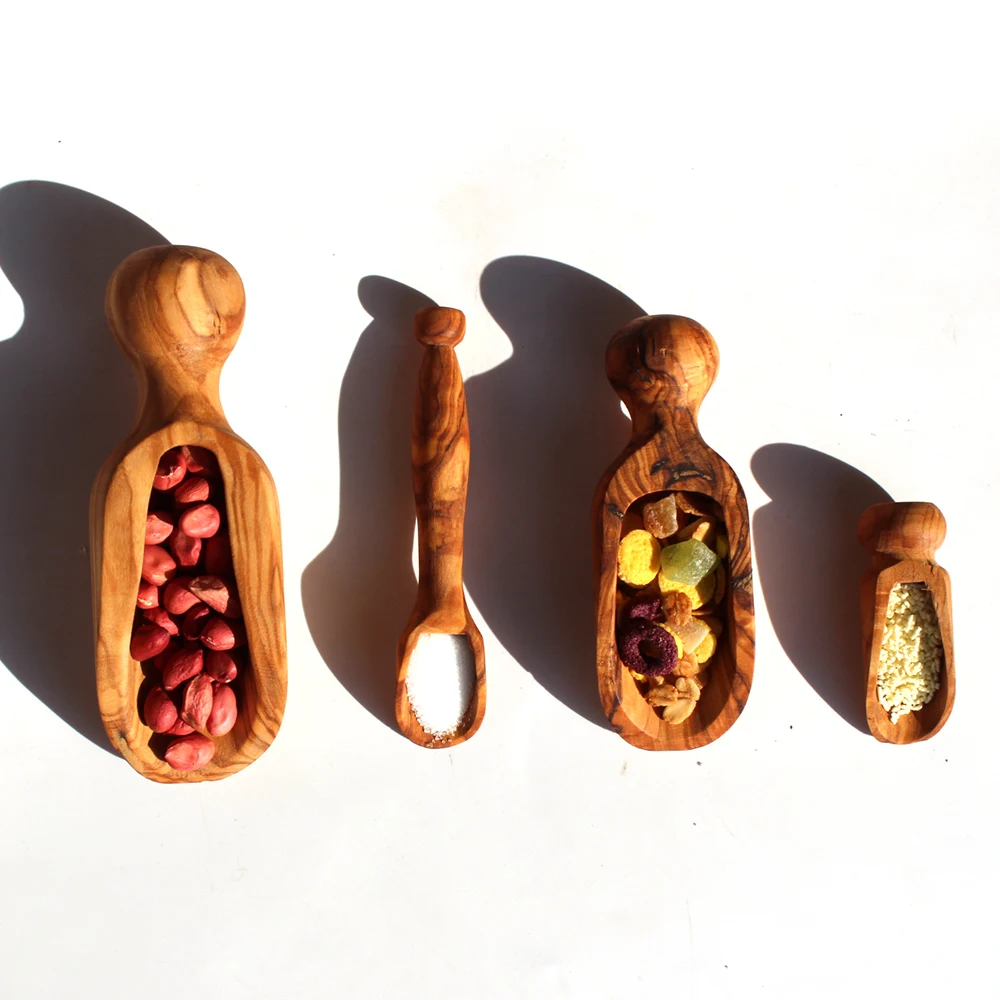 OLIVE WOOD SCOOP / SHOVEL - HANDMADE SALT SPOON / SUGAR SPOON - 4 DIFFERENT SIZES - SKANDWOOD (1, 4 DIFFERENT SCOOPS
OLIVE WOOD SCOOP / SHOVEL - HANDMADE SALT SPOON / SUGAR SPOON - 4 DIFFERENT SIZES - SKANDWOOD (1, 4 DIFFERENT SCOOPS
