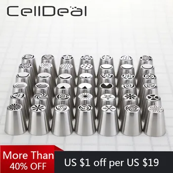 57 Styles Stainless Steel Cake Nozzles Russian Icing Piping Nozzles Dessert Cream Pastry Tips Nozzles Decorating Tools Cupcake 
57 Styles Stainless Steel Cake Nozzles Russian Icing Piping Nozzles Dessert Cream Pastry Tips Nozzles Decorating Tools Cupcake